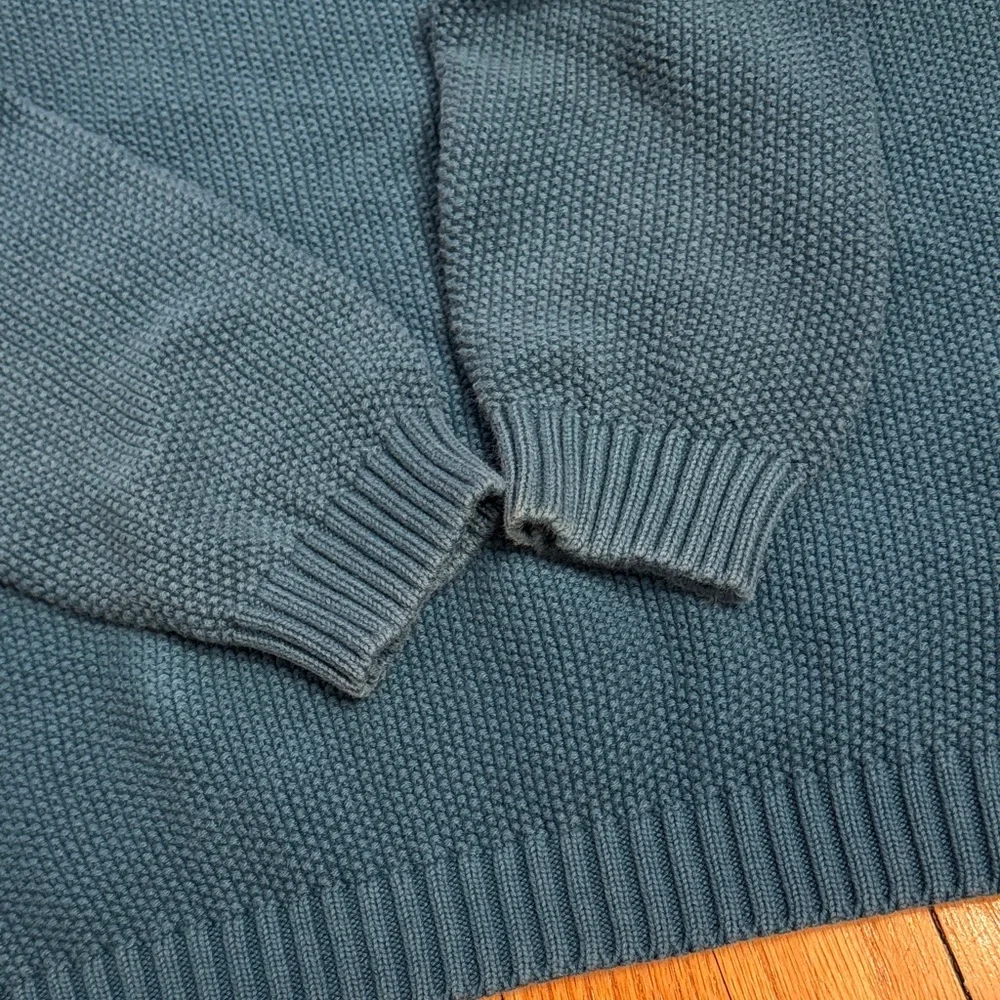Liz Claiborne Cotton Sweater Women’s Blue Knit Pullover XL - Picture 5 of 5